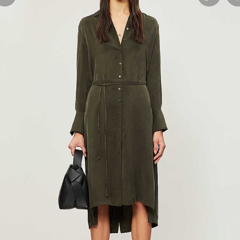 AllSaints Anya Shirt Dress Small